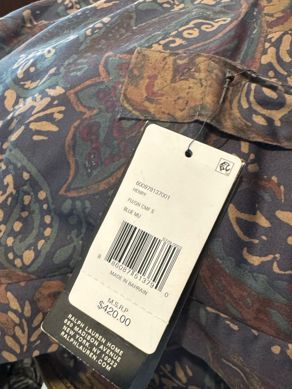 NWT Lauren Ralph Lauren Henry Cotton Sateen Reversible 3 Piece Comforter Set - Picture 6 of 8